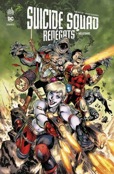 Couverture : Suicide squad renégats, tome 1 : Hécatombe