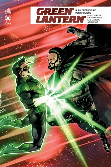 Couverture : Green lantern rebirth, tome 5 : Au crépuscule des gardiens