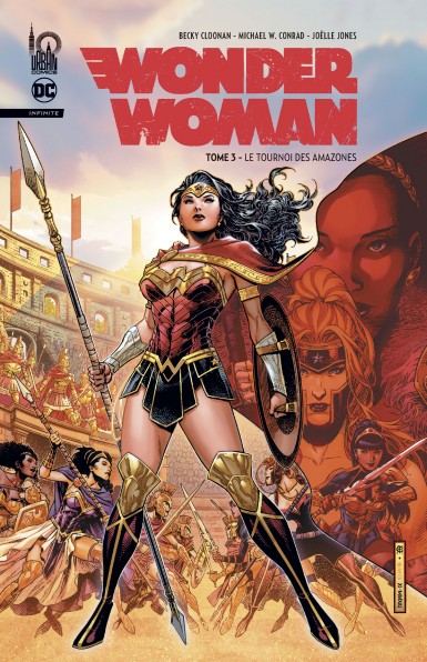 Couverture : Wonder woman infinite, tome 3 : Le tournois des Amazones
