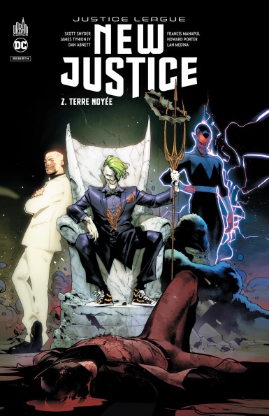 Couverture : Justice league, new justice, tome 2 : Terre noyée