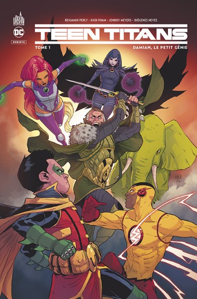 Couverture : Teen titans, tome 1 : Damian, le petit génie