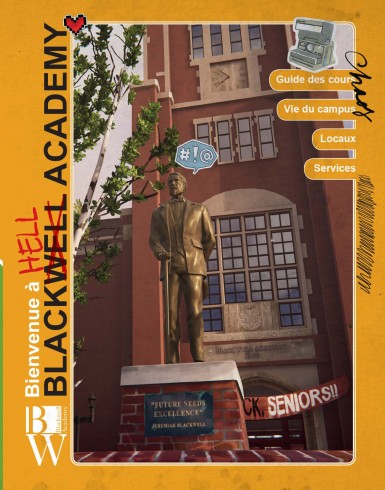 Couverture : Bienvenue à Blackwell Academy : le guide étudiant de la ville et ses environs