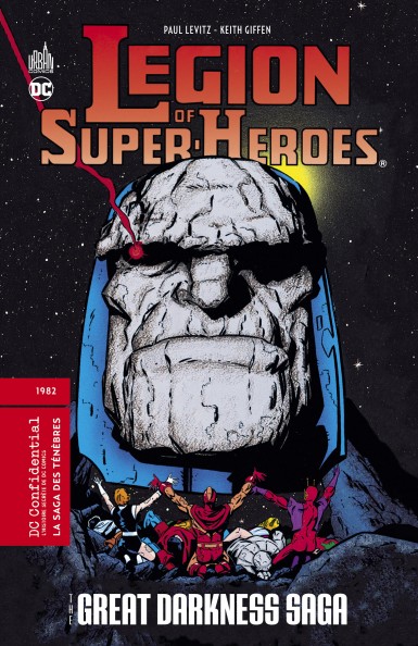 Couverture : La légion des super-héros : la saga des ténèbres