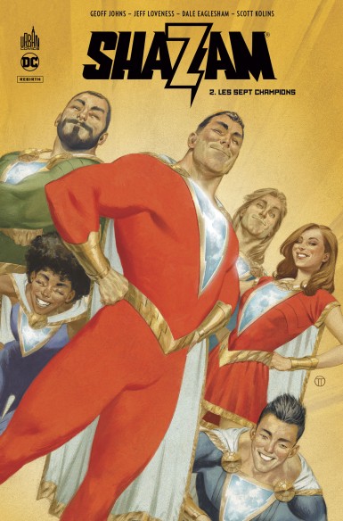 Couverture : Shazam, tome 2 : Les sept champions