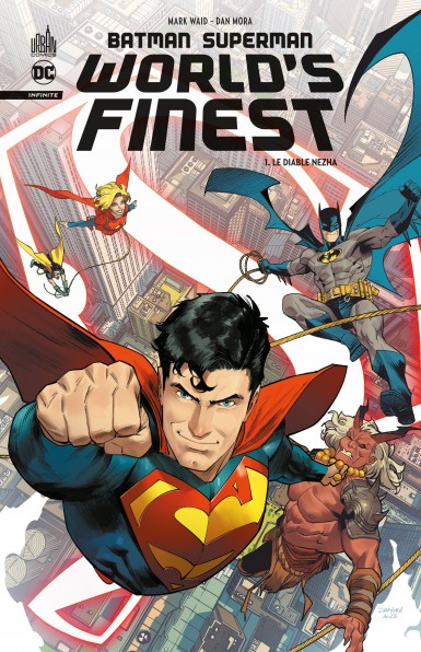 Couverture : Batman Superman world's finest, tome 1 : Le diable Nezha