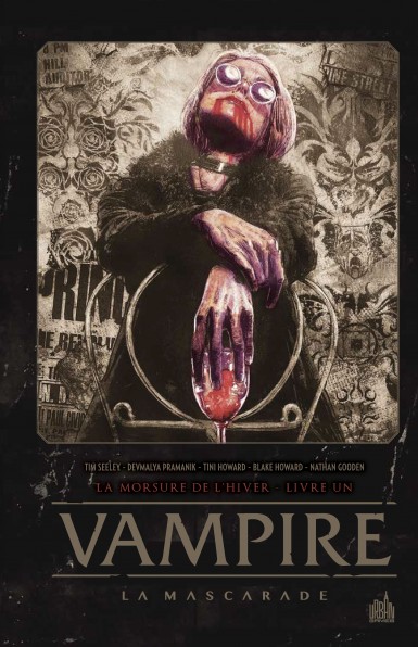 Couverture : Vampire la mascarade, tome 1 : La morsure de l'hiver