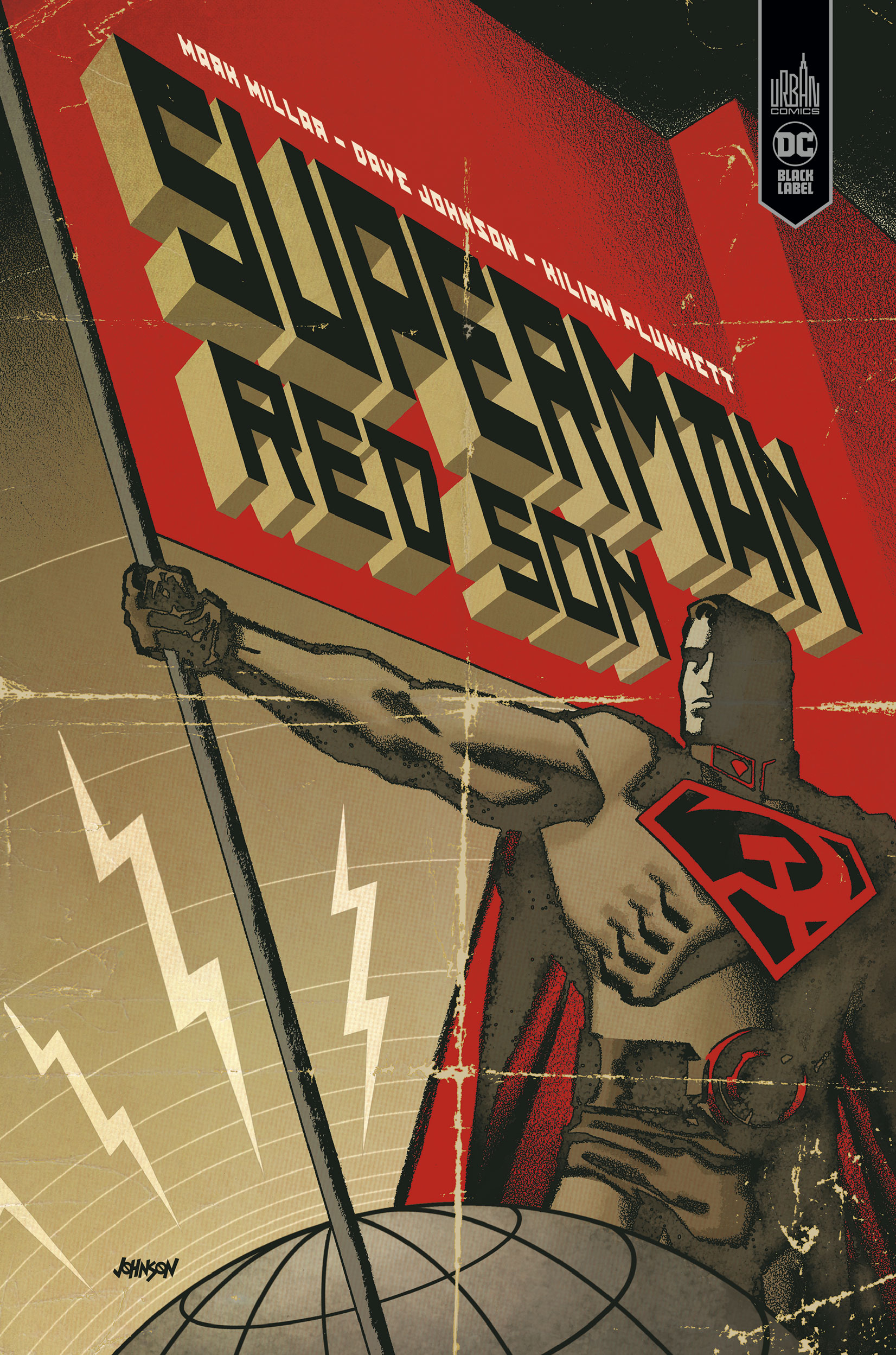 Superman Red Son édition Black Label - couv