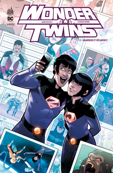 Couverture : Wonder twins, tome 2 : Grandeur et décadence