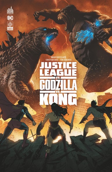 Couverture : Justice league vs Godzilla vs Kong