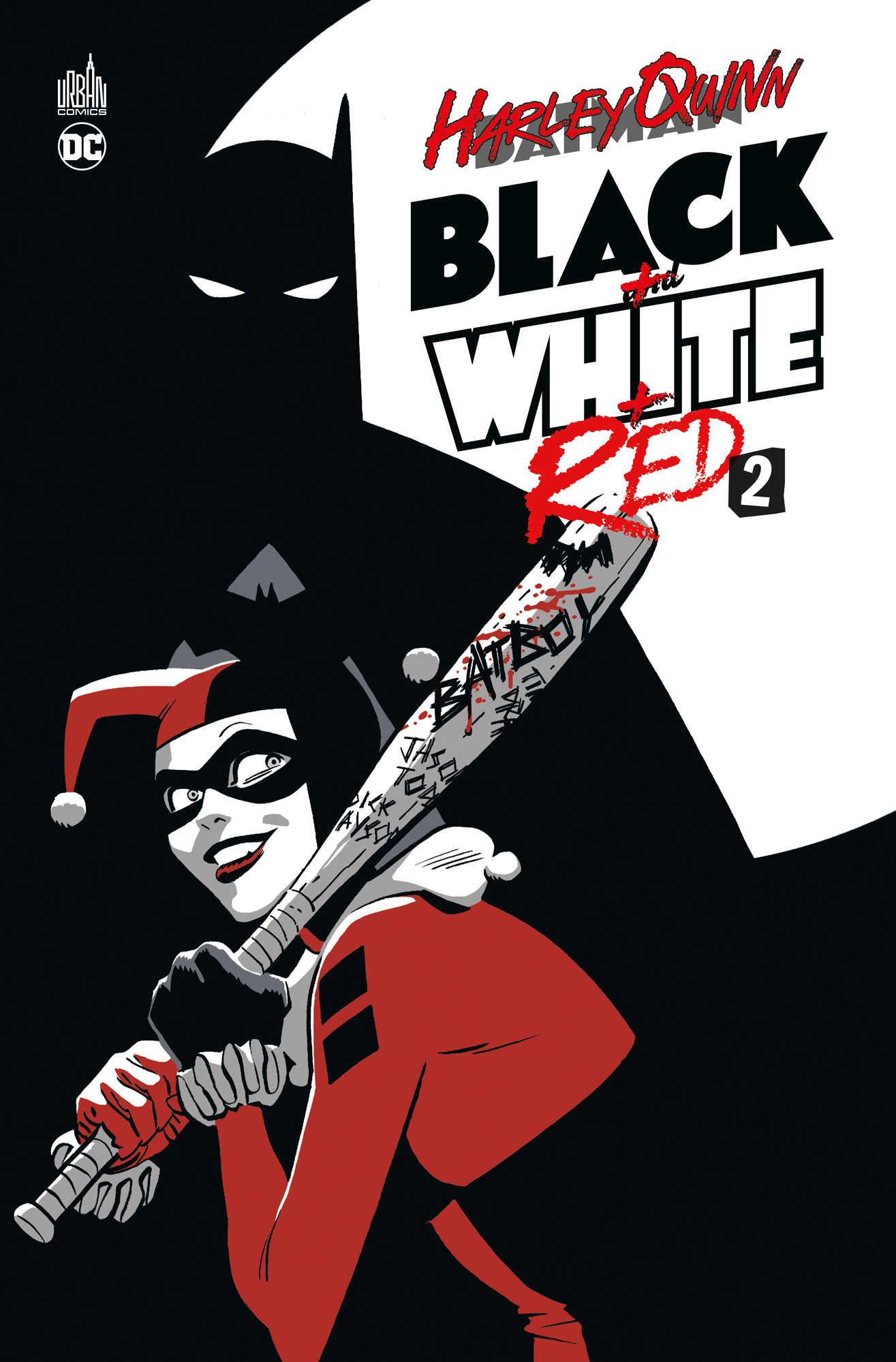 Harley Quinn Black + White + Red 2 - couv