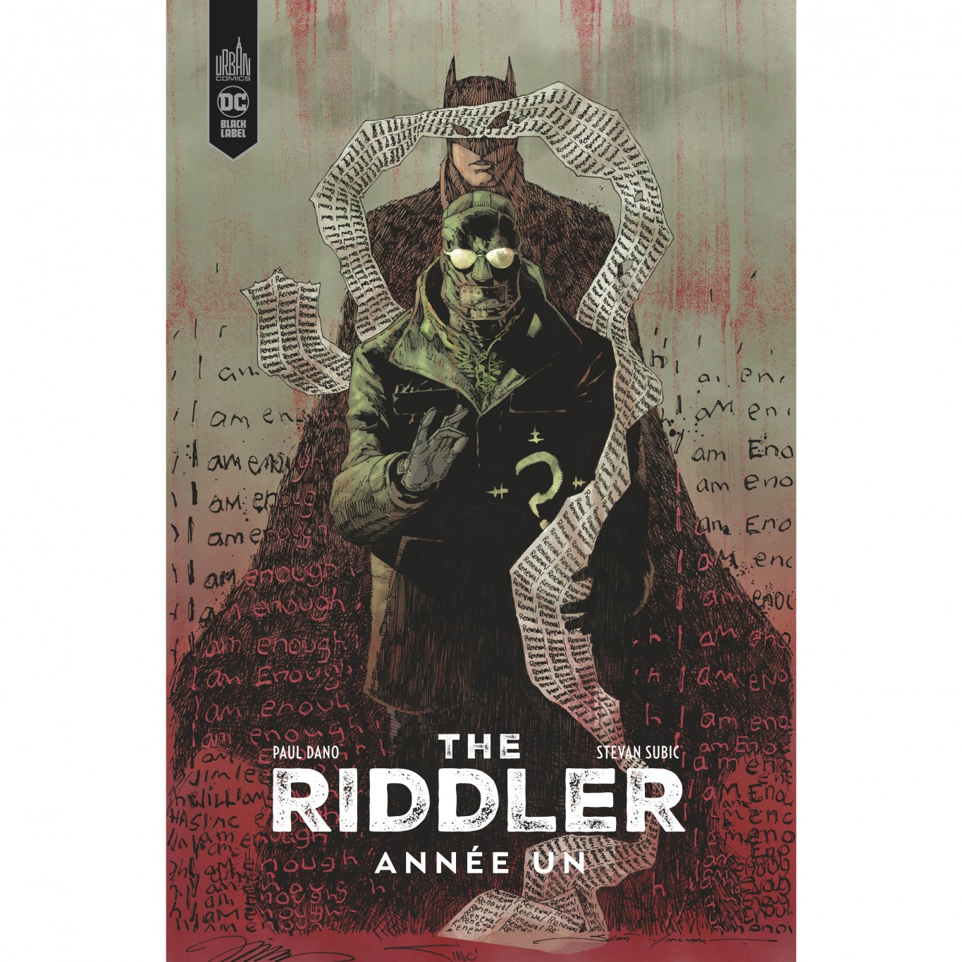 The Riddler Année Un: Livres Comics par Paul Dano, Stevan Subic, Jérôme ...