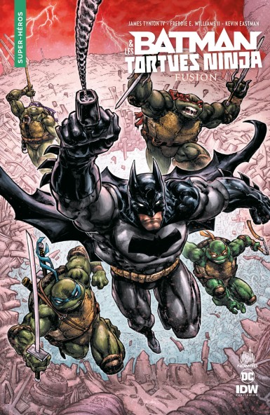 Couverture : Batman & les tortues ninja, tome 3