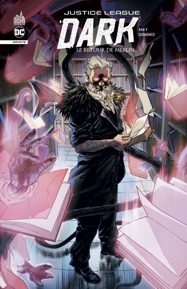 Couverture : Justice League dark : le retour de Merlin