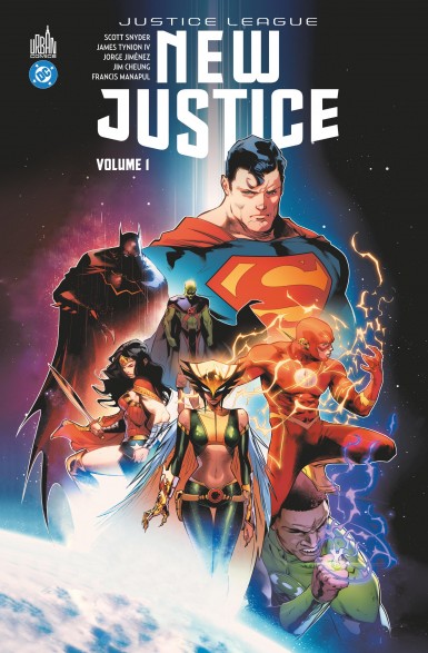 Couverture : New Justice : la totalité, bonne nuit la lune, terre noyée
