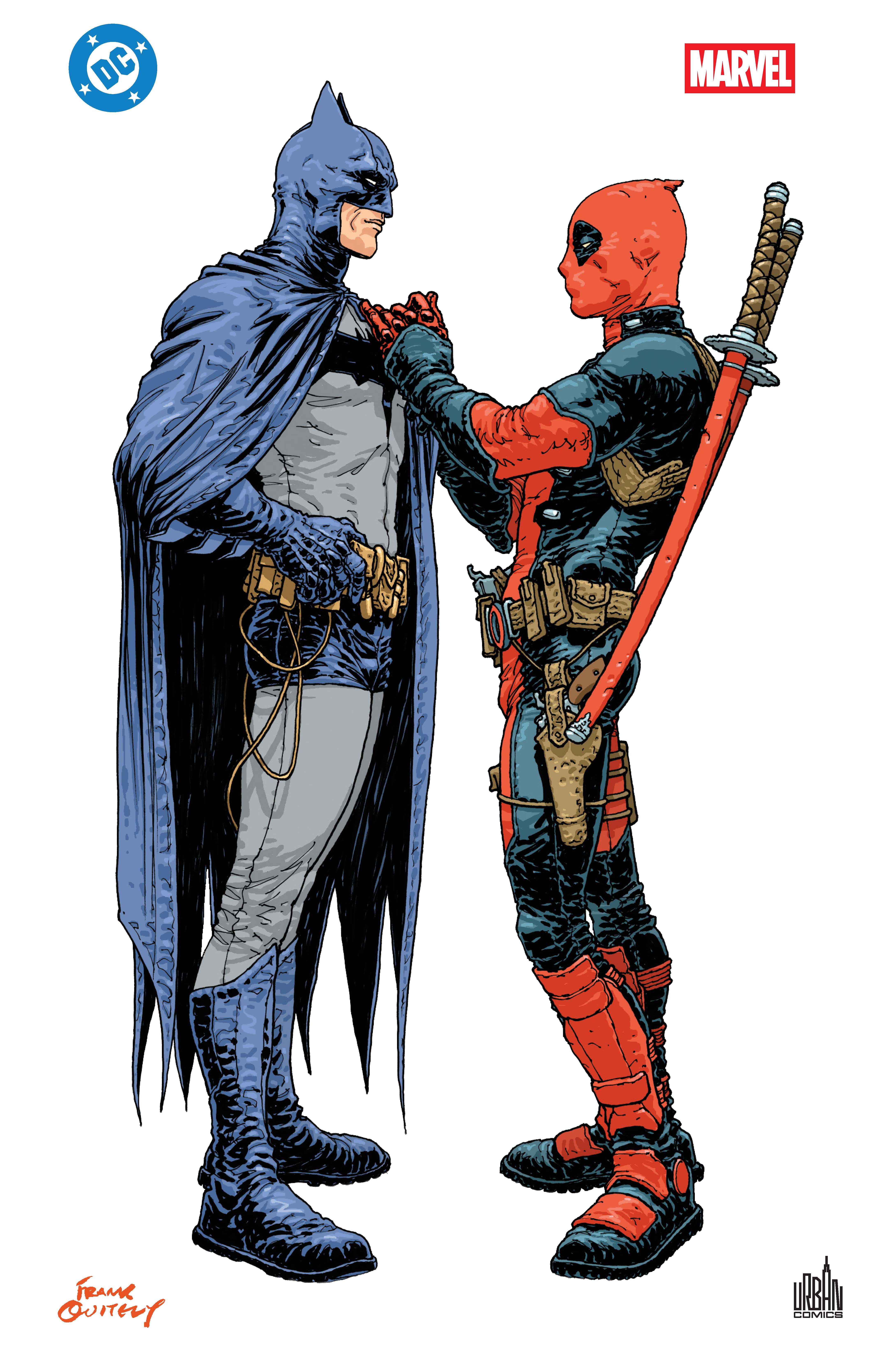 DC/MARVEL - Deadpool/Batman Hardcover - couv