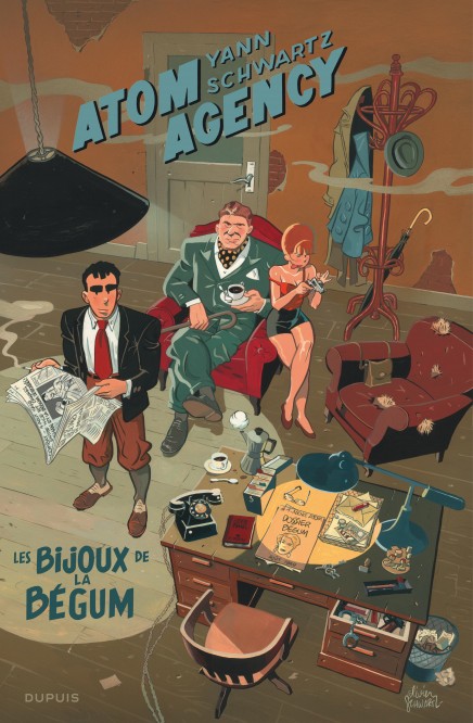 Atom Agency – Tome 1 – Les bijoux de la Bégum - couv