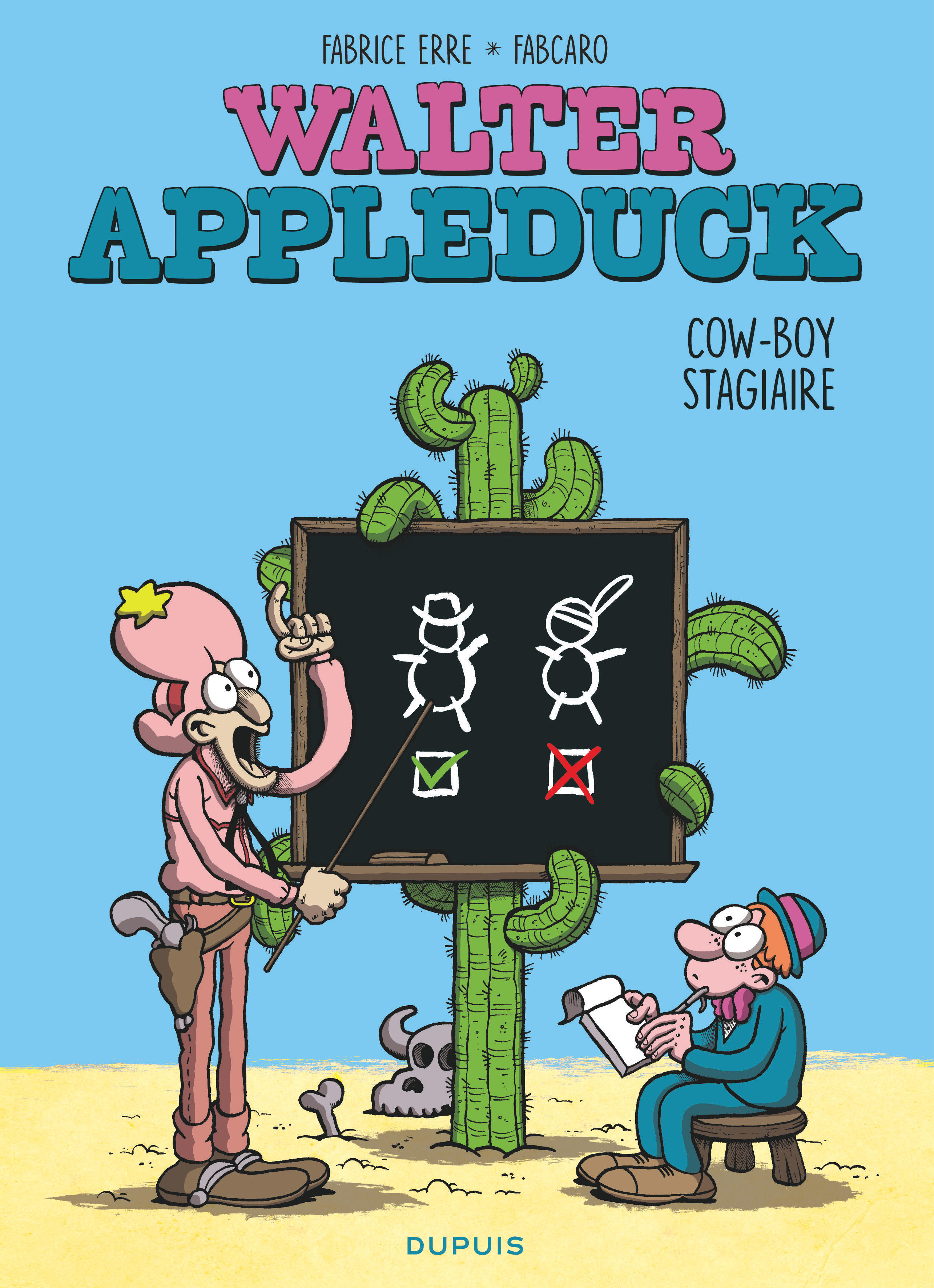 Walter Appleduck – Tome 1 – Stagiaire Cow-boy - couv