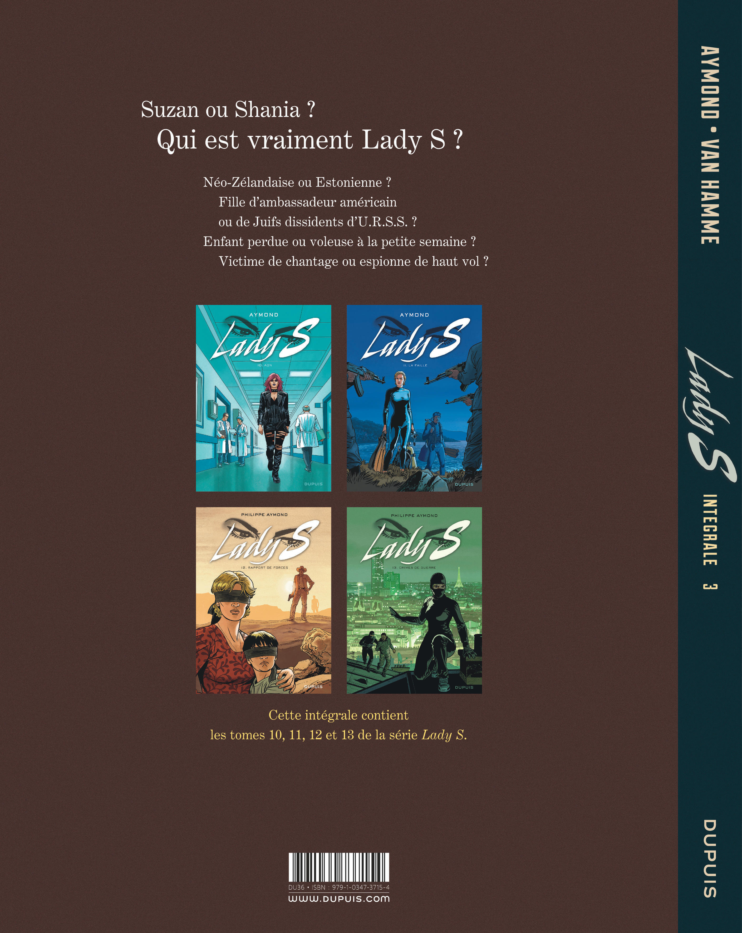 Lady S - Nouvelle intégrale - Tome 3 - 4eme