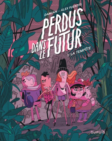 Couverture : Perdus dans le futur, tome 1 : La tempête