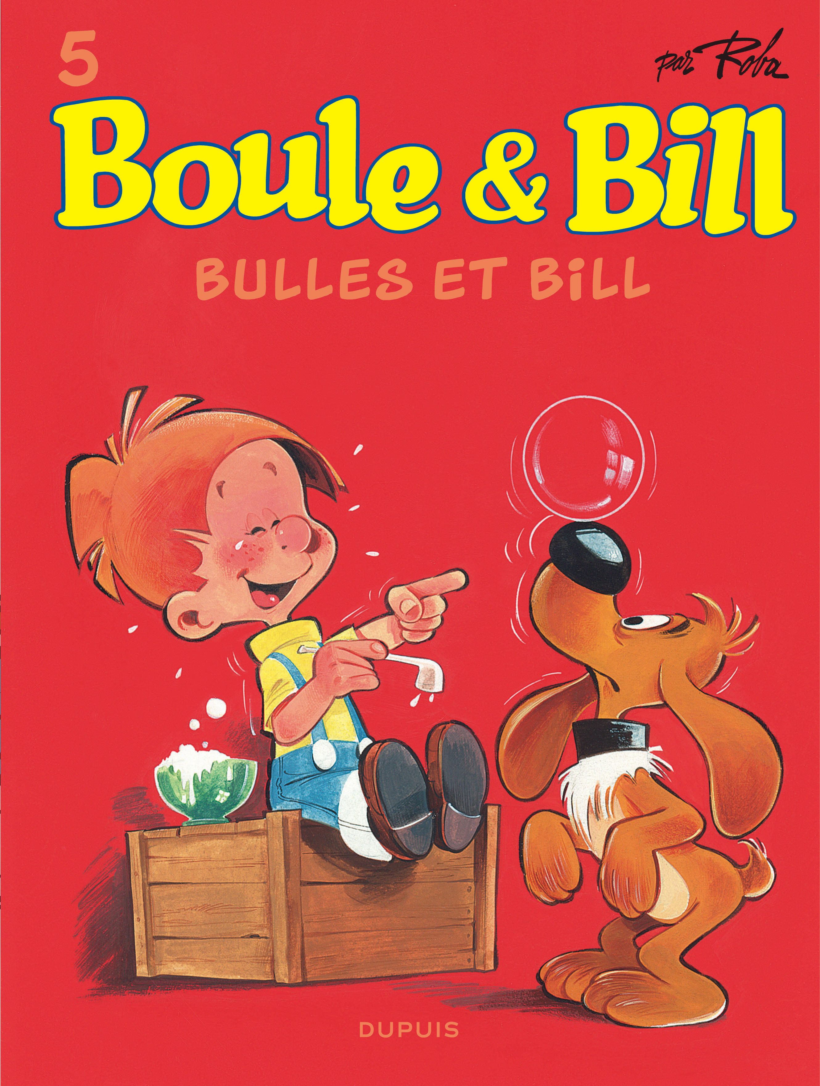 Boule et Bill – Tome 5 – Bulles et Bill - couv
