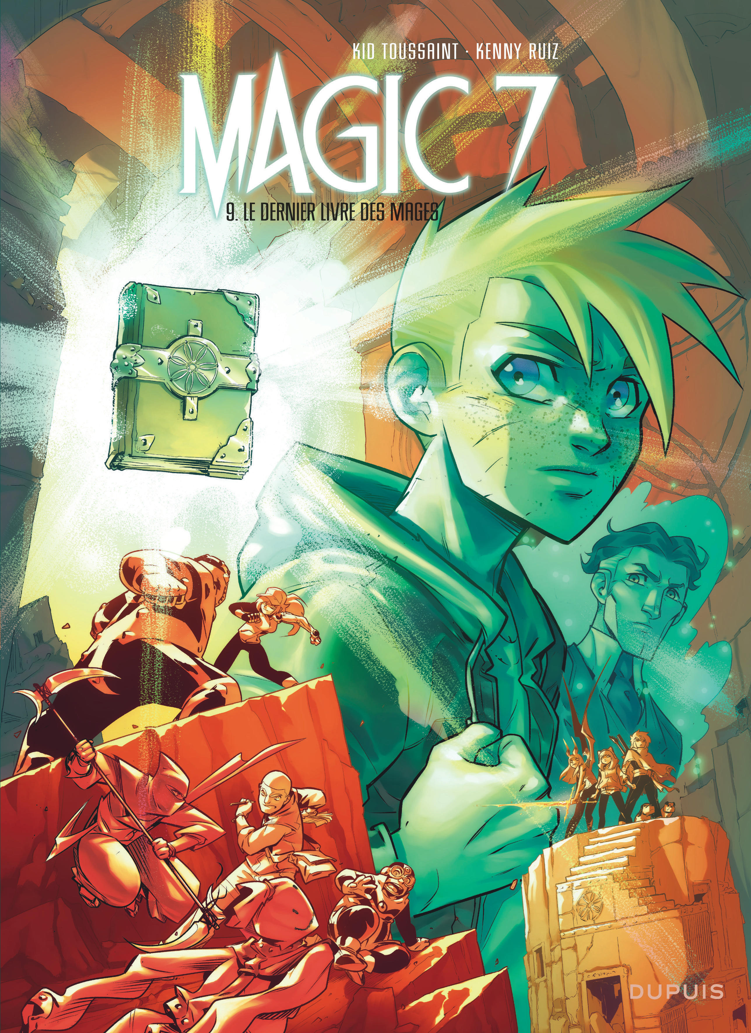 Magic 7 – Tome 9 – Le dernier livre des mages - couv