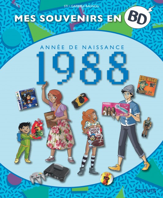 Mes souvenirs en BD – Tome 49 – 1988 - couv