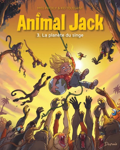 Animal Jack – Tome 3 – La planète du singe - couv