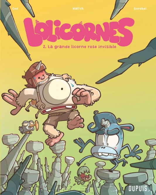 Lolicornes – Tome 2 – La grande licorne rose invisible - couv