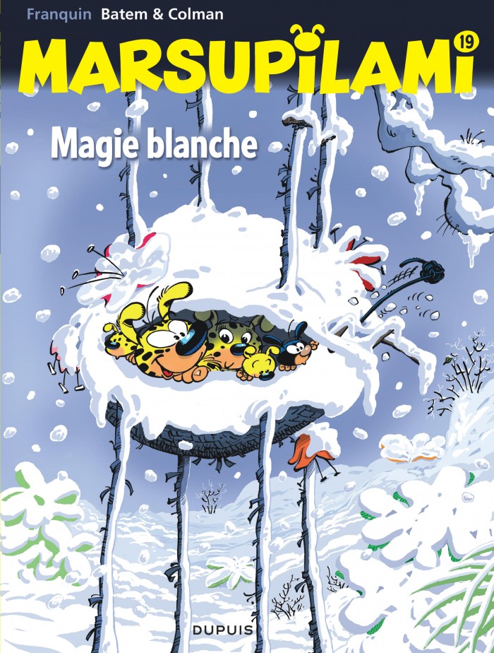 Magie blanche, tome 19 de la série de BD Marsupilami - Éditions Dupuis