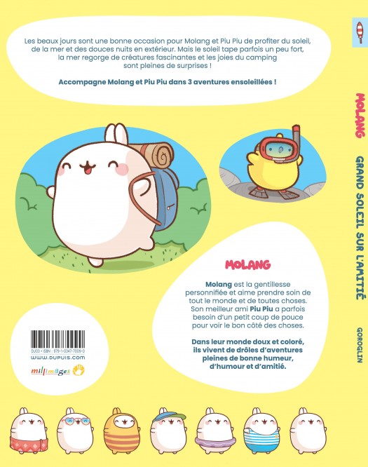 Molang – Tome 2 – Grand soleil sur l'amitié - 4eme