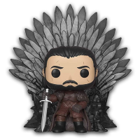 POP! Deluxe - Game of Thrones - Jon Snow sur le trône de fer