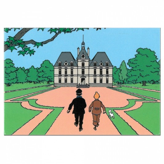 Magnet Tintin - Château - principal