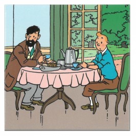 Magnet Tintin - Déjeuner