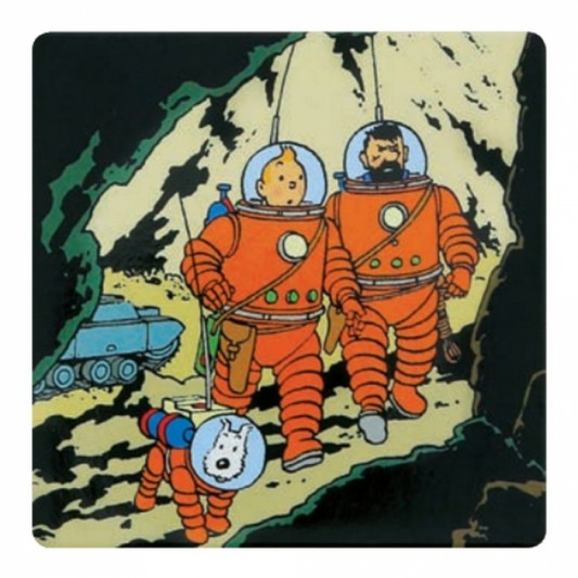 Magnet Lune Tintin - Tintin, Haddock & Milou - principal
