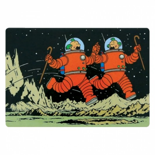 Magnet Lune Tintin - Dupondt - principal
