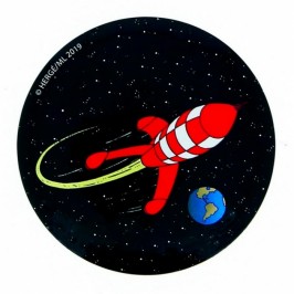 Magnet Lune Tintin - Fusée