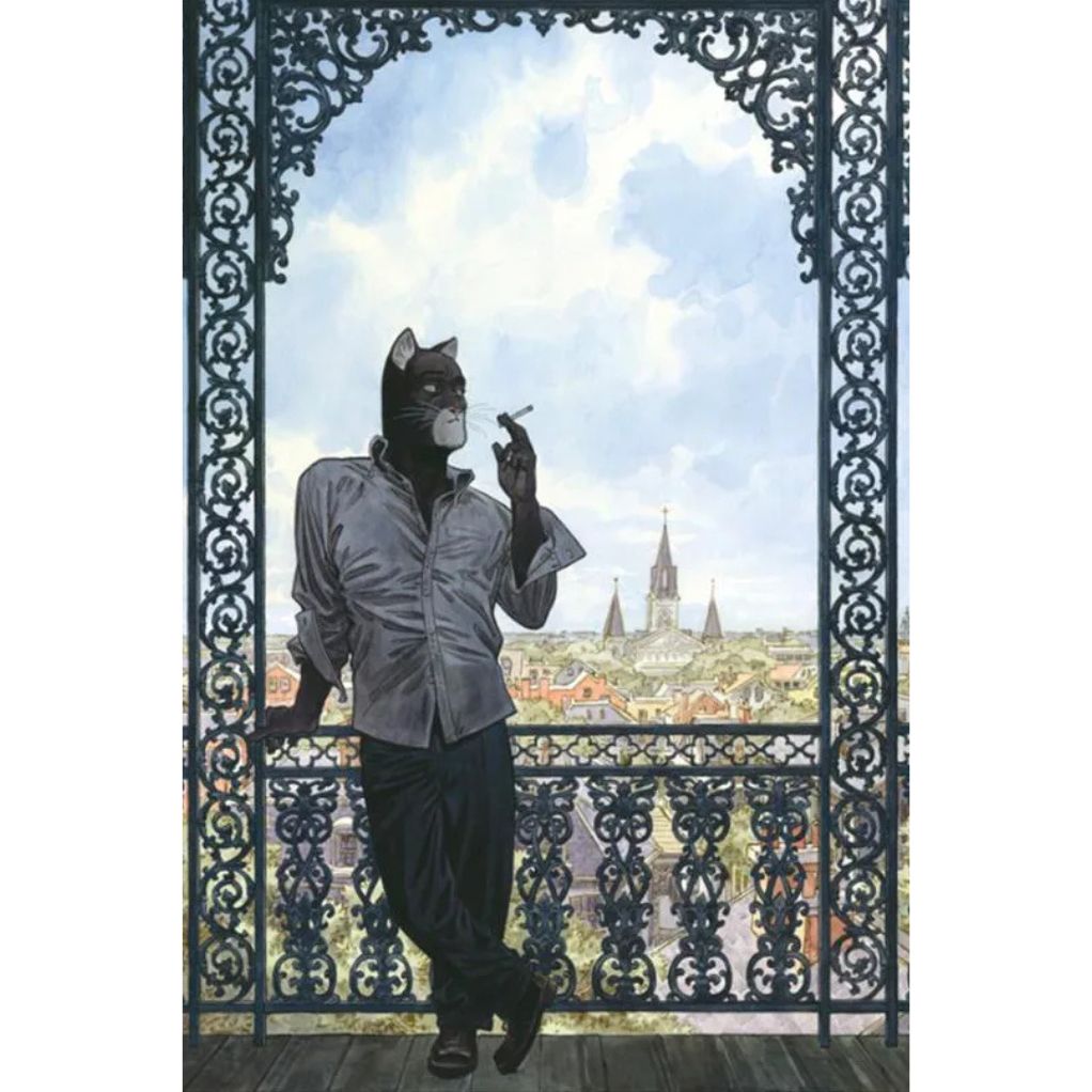 Affiche Blacksad « Balcony » signée par Juanjo Guarnido - principal
