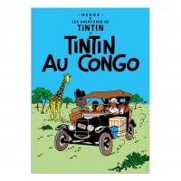 Affiche Tintin - Tintin au Congo