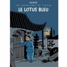 Affiche Tintin - Le Lotus bleu colorisé - principal
