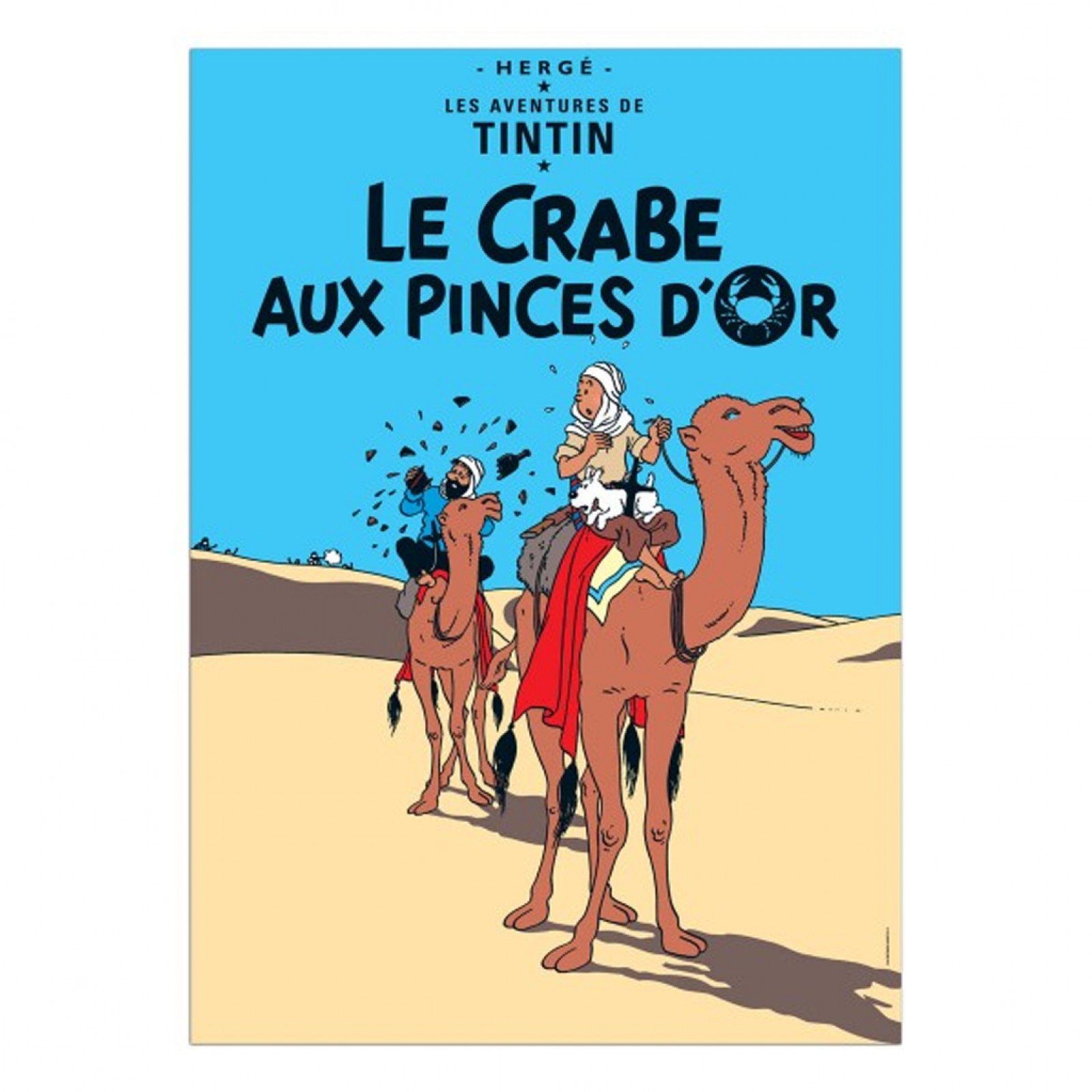 Poster Tintin The Crab with the Golden Claws (french Edition) - Posters