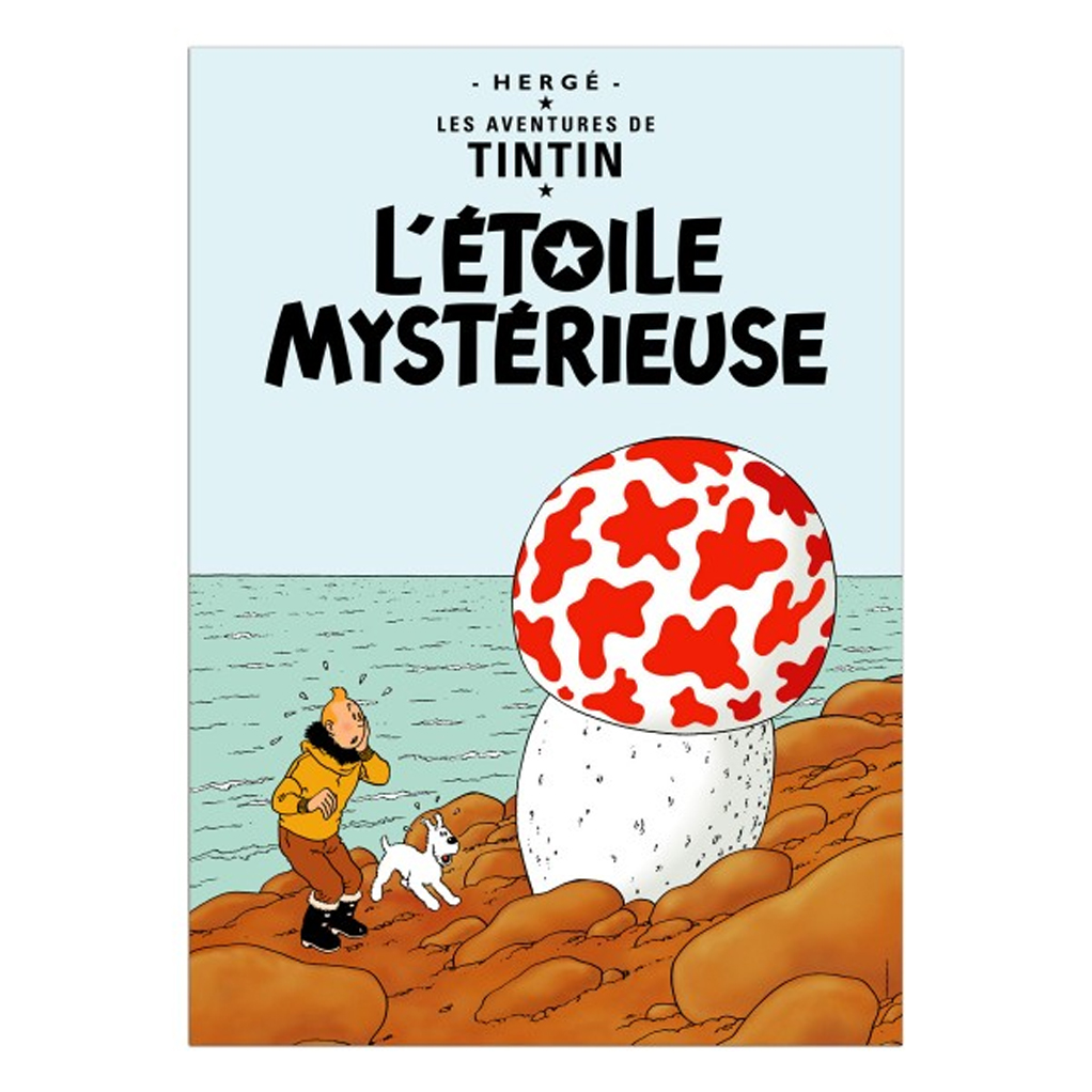 Affiche Tintin - L'Étoile Mystérieuse - principal