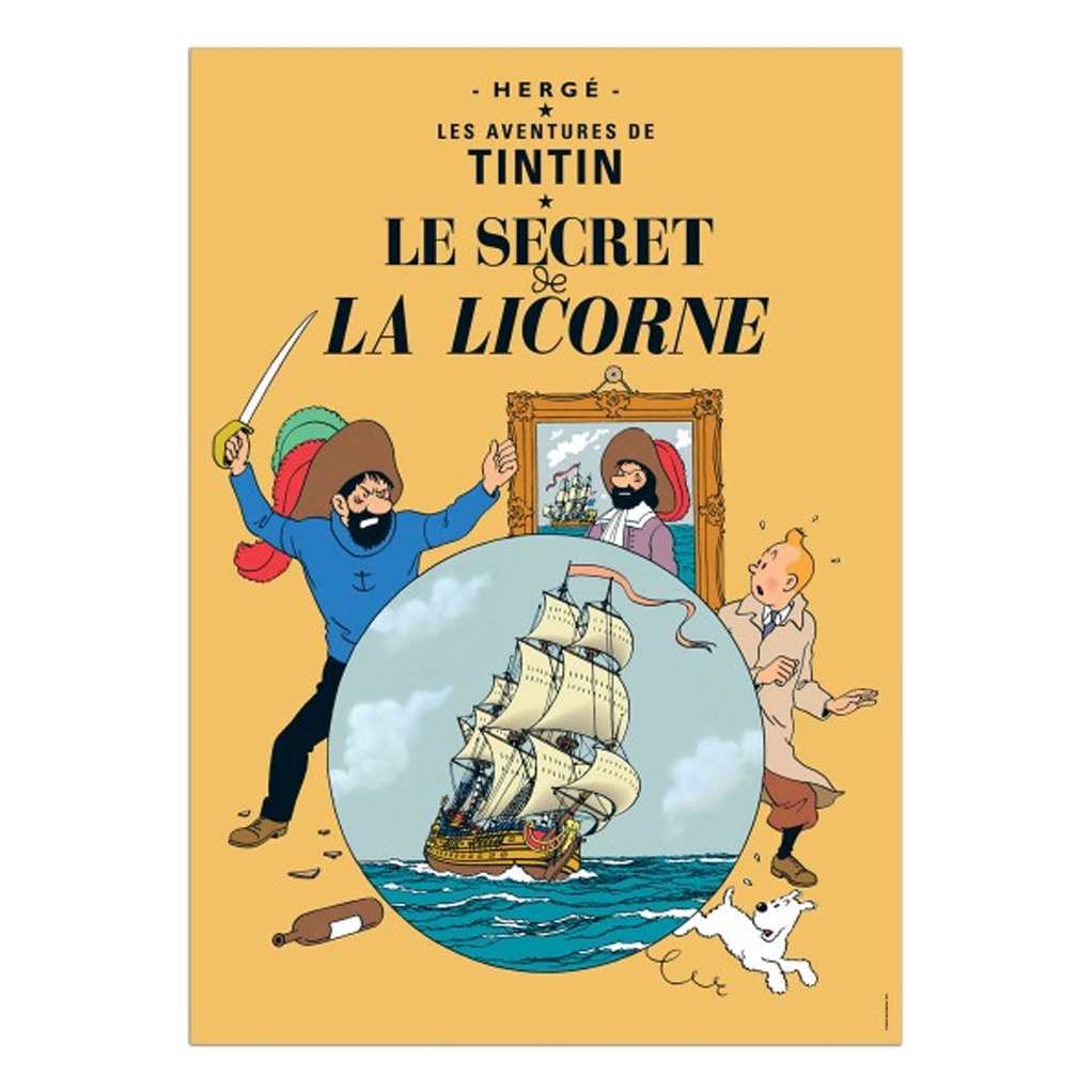 Affiche Tintin - Le Secret de la Licorne - principal
