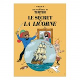 Poster Tintin The secret of the unicorn (french Edition)