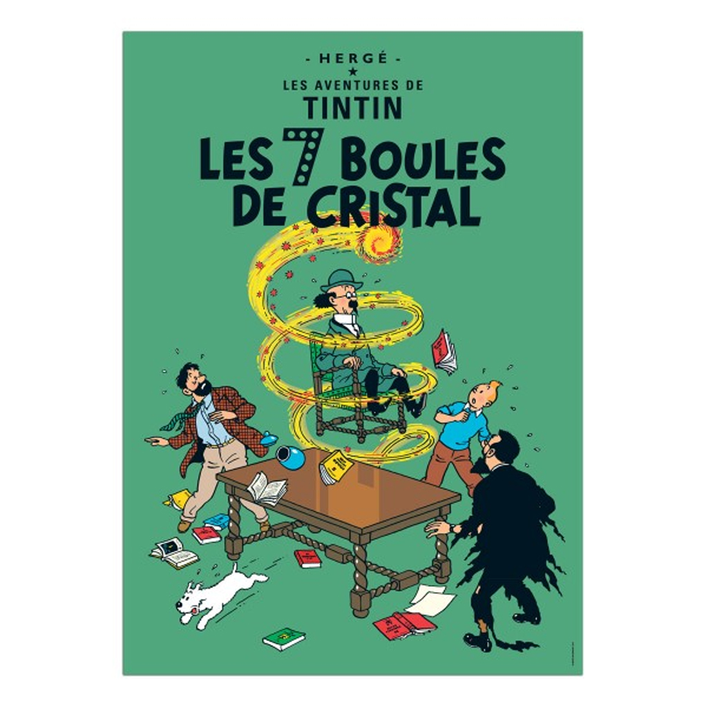 Affiche Tintin - Les 7 Boules de Cristal - principal