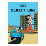 Poster Tintin Destination moon (french Edition)