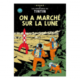 Poster Tintin Explorers on the moon (french Edition)