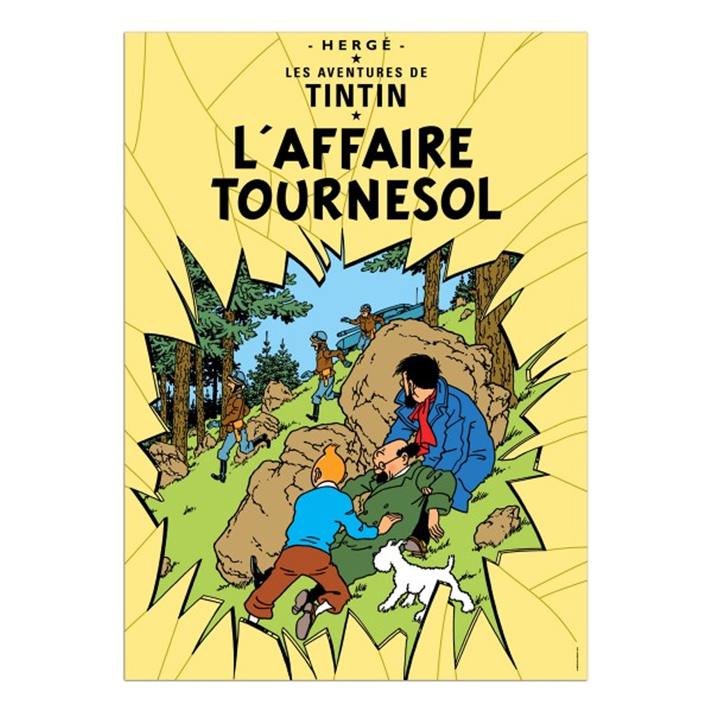 Affiche Tintin - L'Affaire Tournesol - principal
