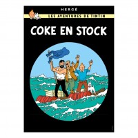 Affiche Tintin - Coke en Stock