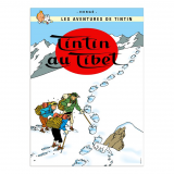 Affiche Tintin - Tintin au Tibet