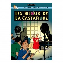 Affiche Tintin - Les Bijoux de la Castafiore